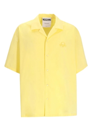 Moschino short-sleeve button-up shirt - Yellow