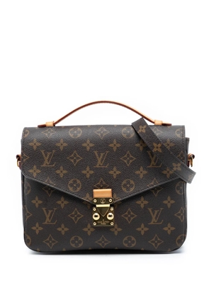Louis Vuitton Pre-Owned 2017 Monogram Pochette Metis satchel - Brown