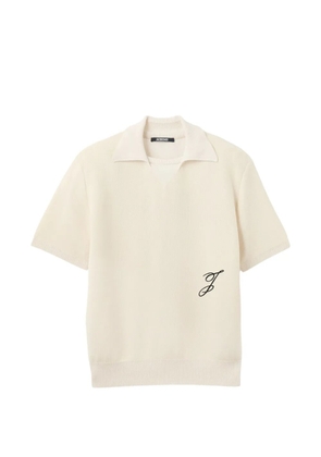 Jacquemus logo polo shirt - Neutrals