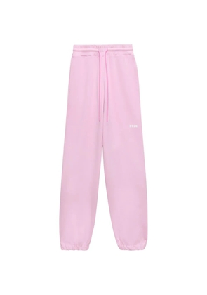 MSGM drawstring track pants - Pink