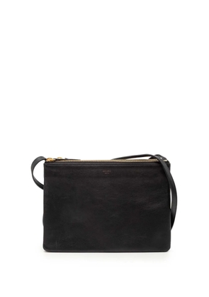 Celine Pre-Owned 2018 Large Lambskin Trio crossbody bag - Black