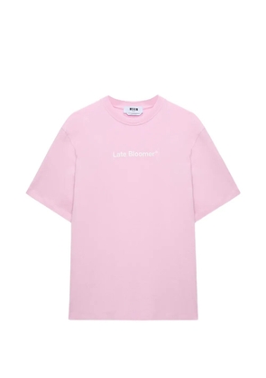 MSGM printed T-shirt - Pink