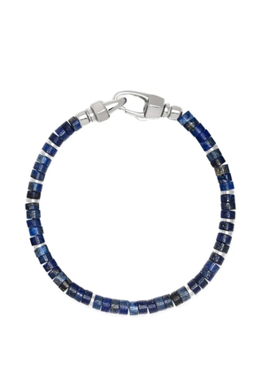 Nialaya Jewelry lapis beaded bracelet - Silver