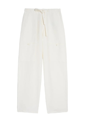 Jil Sander drawstring patch pocket trousers - Neutrals