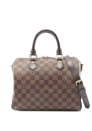 Louis Vuitton Pre-Owned 2017 Damier Ebene Speedy Bandouliere 25 boston bag - Brown
