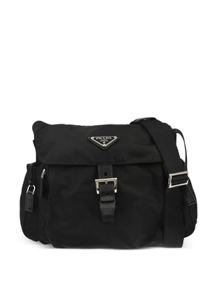 Prada Pre-Owned 1990s-2000s buckle shoulder bag - Black