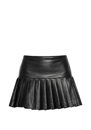 Norma Kamali pleated-design mini skirt - Black