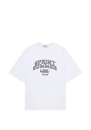 MSGM graphic T-shirt - White