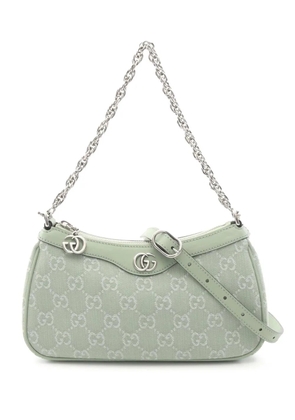 Gucci Pre-Owned 2016-2026 Small GG Canvas Ophidia Shoulder Bag satchel - Green