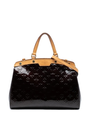 Louis Vuitton Pre-Owned 2014 Monogram Vernis Brea MM satchel - Purple