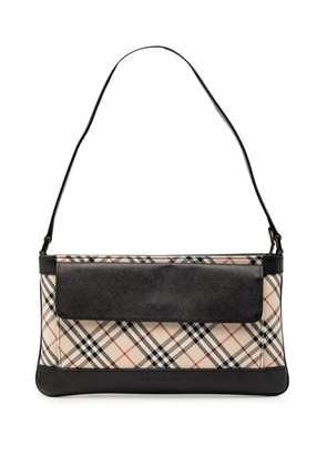 Burberry Pre-Owned 2000-2017 Nova Check Canvas shoulder bag - Brown