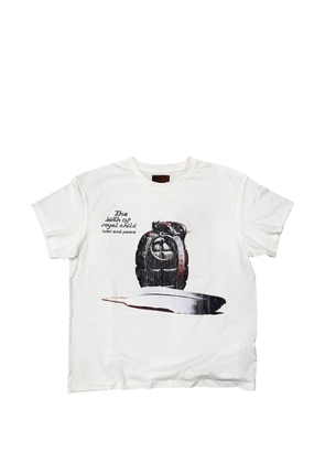 BIRTH OF ROYAL CHILD printed T-shirt - White