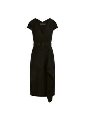 Oscar de la Renta wool-blend pencil dress - Black