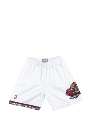 Mitchell & Ness NBA '1998-99 Vancouver Grizzlies' graphic-pattern running shorts - White