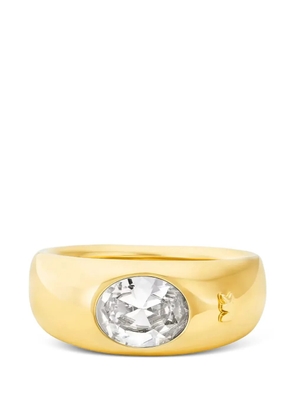 Michael Kors oval-stone ring - Gold