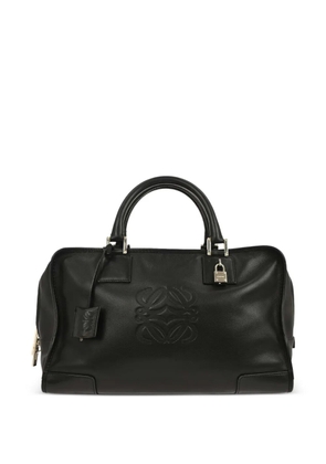 Loewe Pre-Owned 2008 embossed leather tote bag - Black