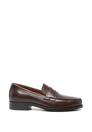 NERO GIARDINI penny leather loafers - Brown