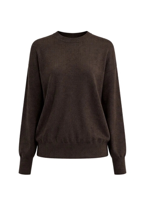 Oyuna Borte crew-neck sweater - Brown
