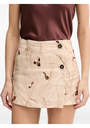 Silvian Heach floral-print shorts - Neutrals