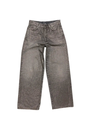 Acne Studios patch washed-black jeans - Grey