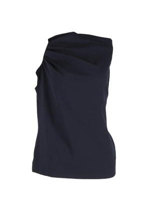 Escada Pre-Owned draped sleeveless top - Blue