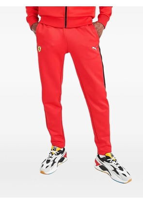 PUMA x Ferrari logo-print track pants - Red