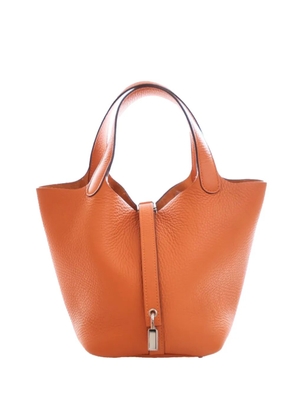 Hermès Pre-Owned 2023 Clemence Picotin Lock 18 handbag - Orange