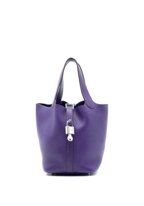Hermès Pre-Owned 2010 Clemence Picotin Lock 18 handbag - Purple
