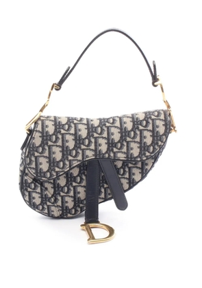 Christian Dior Pre-Owned 2010-2026 Oblique Saddle Bag shoulder bag - Blue