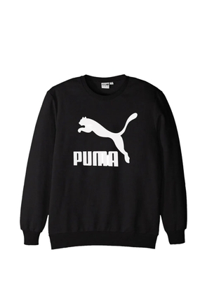 PUMA logo-print crew-neck sweatshirt - Black