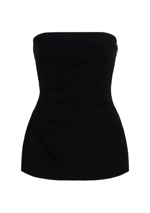 Proenza Schouler Damea draped strapless top - Black
