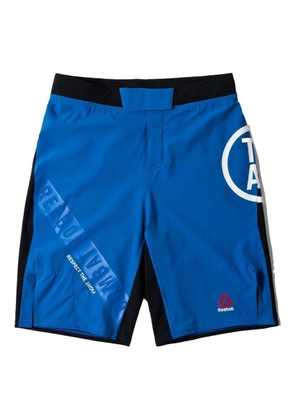 Reebok logo-print track shorts - Blue