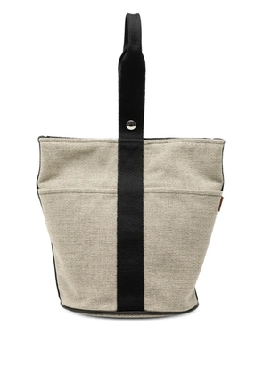 Hermès Pre-Owned 2000-2020 Toile Saxo MM bucket bag - Brown