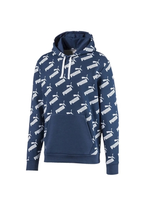 PUMA Amplified logo-print hoodie - Blue