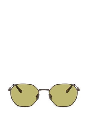 Luxottica Eyewear octagonal oval-frame sunglasses - Brown