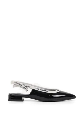 Karl Lagerfeld pointed-toe pumps - Black