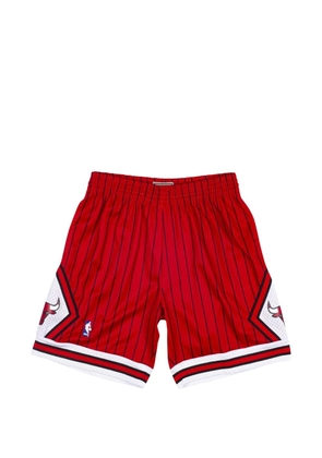 Mitchell & Ness NBA Reload swingman striped-pattern shorts - Red