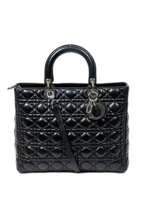 Christian Dior Pre-Owned Lady Dior large tote bag - Black