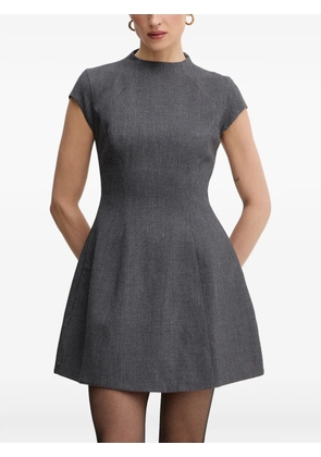 Bardot Delphi Hourglass high-neck A-line dress - Grey