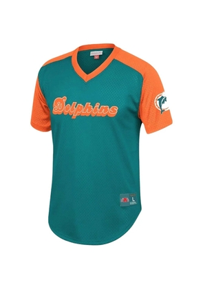 Mitchell & Ness Miami Dolphins Final Second V-neck T-shirt - Green