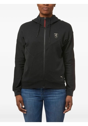 PUMA x Ferrari jersey zip-up hoodie - Black