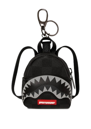 Sprayground shark-tooth backpack keyring - Black