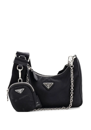 Prada Pre-Owned Re-Edition 2005 Shoulder Bag Tessuto Small crossbody bag - Black