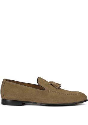 Doucal's suede loafers - Green