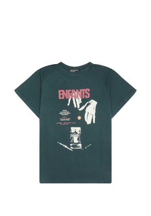 Enfants Riches Déprimés Double the Length of Solstice raglan-sleeve printed T-shirt - Green