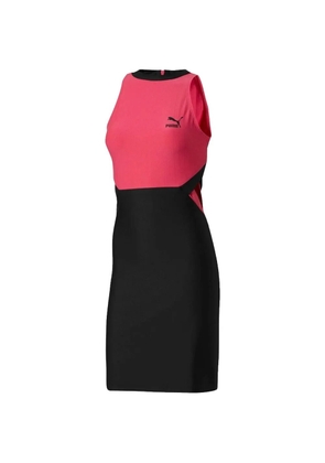 PUMA logo-detail sleeveless dress - Black