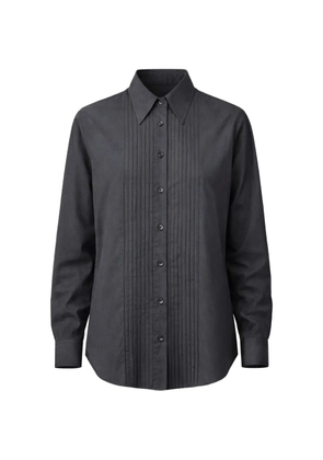 Tibi Easy pleated shirt - Grey