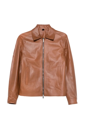 Tagliatore zip pocket jacket - Brown