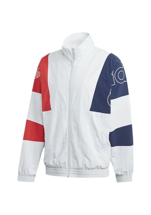 adidas festive zip-up jacket - White