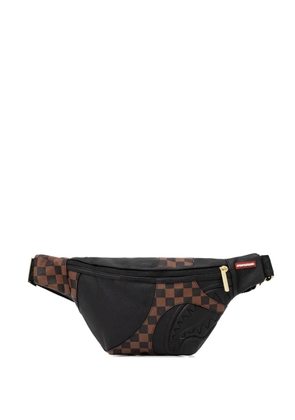 Sprayground checkerboard belt bag - Black